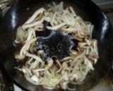 キノコの和風パスタ(山椒風味)作り方5写真