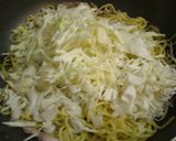ソース焼きそば　大量キャベツの下町風作り方5写真
