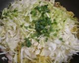 ソース焼きそば　大量キャベツの下町風作り方6写真