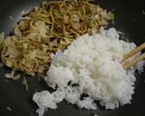 ソース焼きそば　大量キャベツの下町風作り方9写真