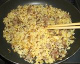 ＊まな板不要♪簡単ﾊﾟﾗﾊﾟﾗ炒飯＊作り方4写真