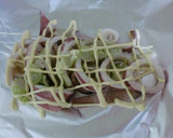 材料３つ　イカのねぎ焼き　トースターで♪作り方2写真
