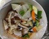 肉無チクワクリーミー味噌キムチ味野菜炒め作り方12写真