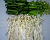 ✿ニラたっぷり♬月見とろろ蕎麦✿作り方1写真
