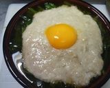 ✿ニラたっぷり♬月見とろろ蕎麦✿作り方5写真