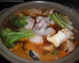 コチュジャンとダシダで韓国キムチ風味噌鍋作り方3写真