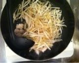 ✿材料費100円✿鶏肉ともやしの炒めもの作り方4写真