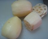 れんこんのきんぴら作り方1写真