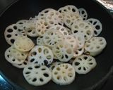 れんこんのきんぴら作り方3写真