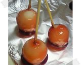 かき氷シロップでリンゴ飴作り方3写真