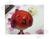かき氷シロップでリンゴ飴作り方4写真