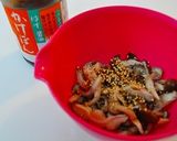 ☆しめじと椎茸のゴマポン酢和え☆作り方3写真