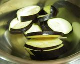 ナス に チーズ を挟んで焼いただけ♪作り方1写真