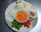 粉末和風だしで美味しい我が家の炒飯♪作り方1写真