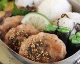 お弁当に☆豚ひき肉のごま七味焼き作り方5写真