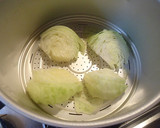 蒸しキャベツのそぼろあんかけ作り方2写真