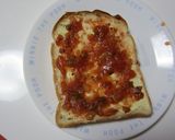 サルサソースでピリ辛ピザトースト～☆作り方1写真