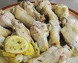 ダイエット♪鳥手羽元でレモンハーブ焼き作り方6写真