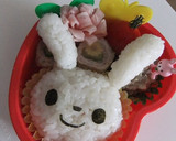 簡単☆うさぎさんのおにぎり弁当☆作り方8写真