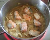 鮭のまろやかココナッツカレー味☆作り方6写真