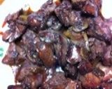鶏キモの生姜煮・鉄分が豊富なヘルシー料理作り方3写真