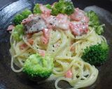 きほんの☆き☆クリームソースのスパゲティ作り方5写真