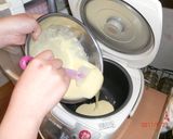 洗い物1つの炊飯器ケーキ♪作り方3写真