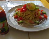 かぼすダブルパスタ作り方4写真