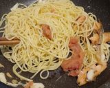鮭鱈子パスタとろろ昆布のせ海苔まき作り方1写真
