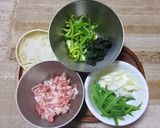 野菜いっぱいのチャプチェ作り方1写真