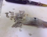 圧力鍋で超簡単！いか墨入りいか飯作り方2写真