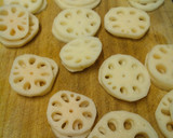シャキシャキ旨っ♪れんこんのはさみ焼き作り方1写真