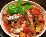 イワシと野菜のカポナータ風トマト煮込み♪作り方8写真