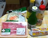 オーブンで作る♪豚ばら野菜のホイル酒蒸し作り方1写真