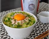 ツナマヨのコリシャキたまごかけご飯作り方4写真