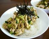 鶏ささみのアボカドときゅうりの和風丼♪作り方4写真