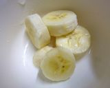 抹茶ゴマ塩バナナヨーグルト作り方1写真