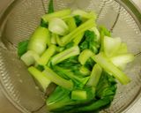ヘルシー!青梗菜とちくわのごま和え作り方3写真