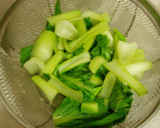 ヘルシー！青梗菜とちくわのごま和え作り方3写真