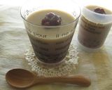 ヘルシーなおやつ♪　簡単豆乳小豆プリン作り方3写真