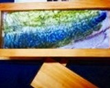 甘酢漬け茗荷のすし飯deしめ鯖の押し寿司作り方8写真