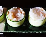 甘酢漬け茗荷のすし飯deしめ鯖の押し寿司作り方12写真