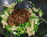 ナムプリックパオ＆昆布しょうゆで青椒肉絲作り方8写真