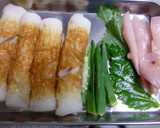新生姜とオクラを巻いたちくわ作り方2写真