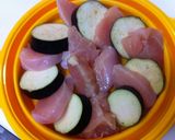 鶏と茄子のタルタルレンジ蒸し作り方3写真