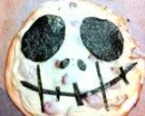 ハロウィン★ ジャックのホワイトピザ作り方14写真