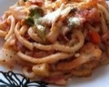 洋風トマトうどん作り方3写真