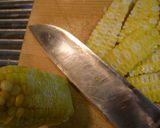 サーモンと焦がししょうゆバターコーン作り方1写真