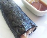 お蕎麦と生姜の海苔巻き作り方4写真