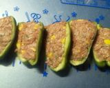 卵と野菜のタルタル入りピーマンフライ作り方3写真